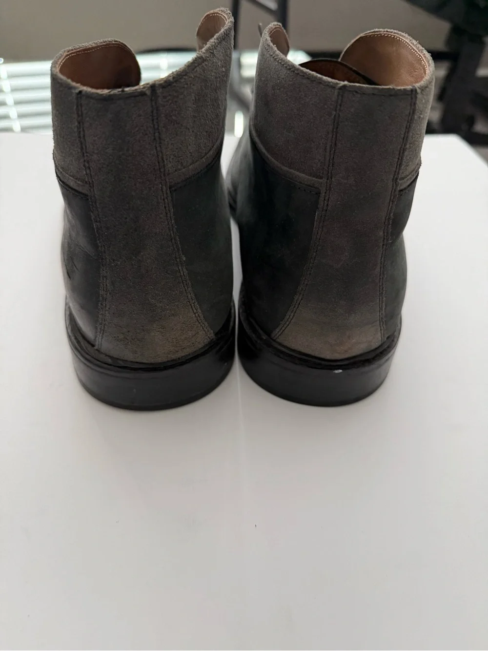 Cole Haan Black and Gray Chukka Boots
